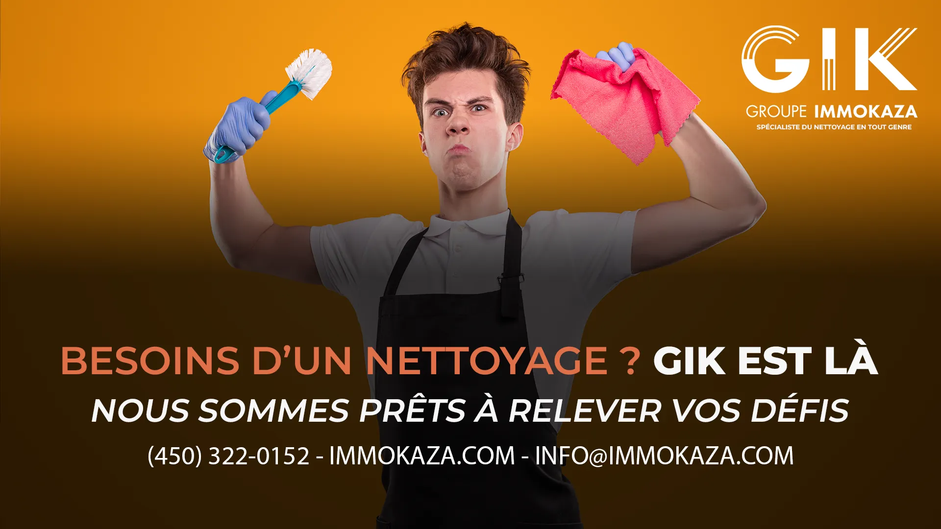 NETTOYAGE COMMERCIAL, INDUSTRIEL ET RÉSIDENTIEL - GIK - GROUPE IMMO KAZA