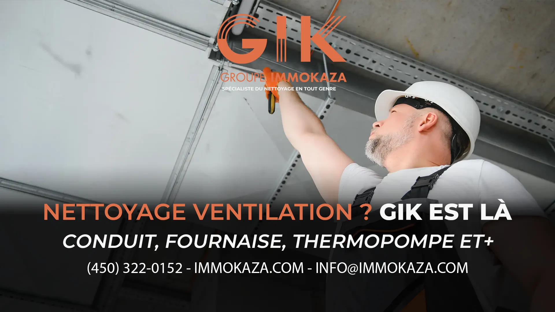 NETTOYAGE CONDUIT DE VENTILLATION MONTREAL